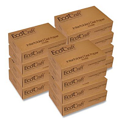 Bagcraft EcoCraft Interfolded Soy Wax Deli Sheets, 8 x 10.75, 500/Box, 12 Boxes/Carton (016008)