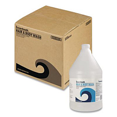 Boardwalk Hair and Body Wash, Green Tea Lemongrass Scent, 1 gal Bottle, 4/Carton (HBWASH)