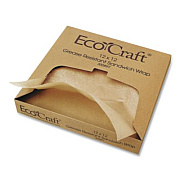 Bagcraft EcoCraft Grease-Resistant Paper Wraps and Liners, 14 x 14, Natural, 1,000/Box, 4 Boxes/Carton (300899)