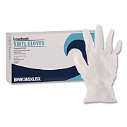 Boardwalk General Purpose Vinyl Gloves, Powder-Free, X-Large, 2.6 mil Thick, 9.5" Long, Clear, 100/Box (365XLBX)