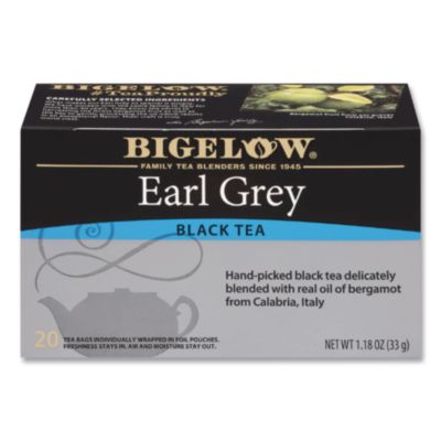 Bigelow Earl Grey Black Tea, 28/Box (10348)