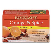 Bigelow Orange and Spice Herbal Tea, 28/Box (10398)