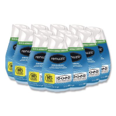 Renuzit Adjustables Air Freshener, Original Scent, 7 oz Solid, 12/Carton (63133CT)