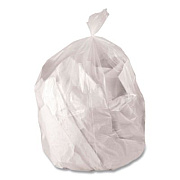 Heritage Linear Low-Density Can Liners, 33 gal, 1.5 mil, 34 x 44, Clear, 100/Carton (L6844ACER1)