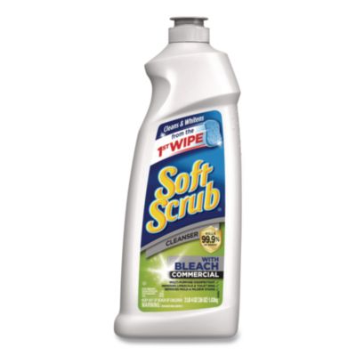 Soft Scrub Cleanser with Bleach Commercial, 36 oz Bottle (15519EA)