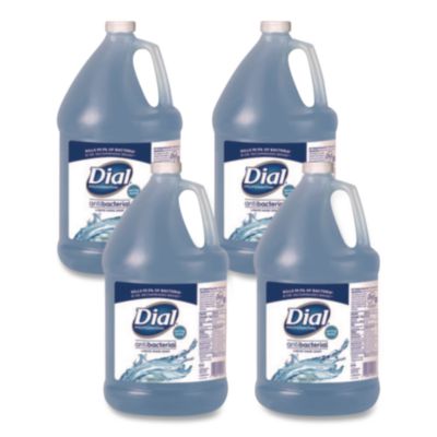 Dial Professional Antibacterial Liquid Hand Soap, Spring Water Scent, 1 gal, 4/Carton (15926)