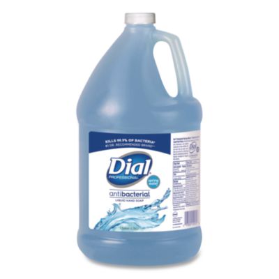 Dial Professional Antibacterial Liquid Hand Soap, Spring Water Scent, 1 gal (15926EA)