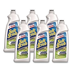 Soft Scrub Cleanser with Bleach Commercial 36 oz Bottle, 6/Carton (15519CT)