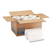 Georgia Pacific Professional SofPull Hardwound Paper Towel Roll, Nonperforated, 1-Ply, 9" x 400 ft, White, 6 Rolls/Carton (26610)