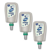 Dial Professional Antibacterial Foaming Hand Sanitizer Refill for FIT Touch Free Dispenser, 1 L Bottle, Fragrance-Free, 3/Carton (16694)