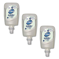 Dial Professional Antibacterial Gel Hand Sanitizer Refill for FIT Manual Dispenser, 1.2 L, Fragrance-Free, 3/Carton (16706)