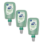Dial Professional Basics Hypoallergenic Foaming Hand Wash Refill for FIT Touch Free Dispenser, Honeysuckle Scent, 1 L, 3/Carton (16722)