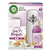 Air Wick Freshmatic Ultra Automatic Sprayer Starter Kit, 5.89 oz, White Flowers and Melon Summer Delights, Asst Dispenser Color (88410KT)