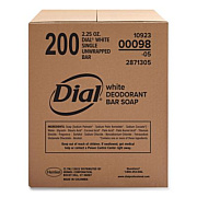 Dial Professional Antibacterial Deodorant Bar Soap, Clean Fresh Scent, 2.5 oz, 200/Carton (00098)