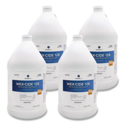 Wexford Labs Wex-Cide Concentrated Disinfecting Cleaner, Nectar Scent, 128 oz Bottle, 4/Carton (211000CT)