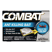 Combat Source Kill Ant Killing System, Child-Resistant, Kills Queen and Colony, 6/Box, 12 Boxes/Carton (45901CT)