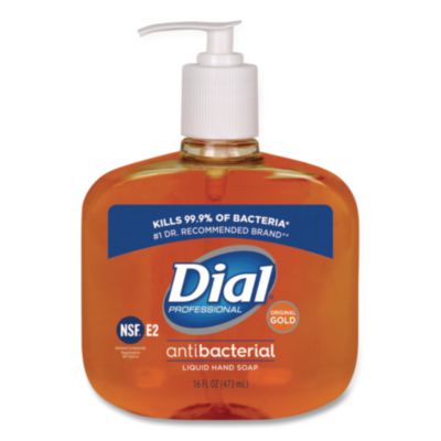 Dial Professional Gold Antibacterial Liquid Hand Soap, 16 oz (80790EA)