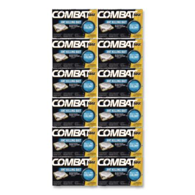 Combat Source Kill MAX Ant Killing Bait, 0.21 oz, 6/Box 12 Boxes/Carton (55901)