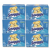 Snuggle Fabric Softener Sheets, Fresh Scent, 120 Sheets/Box, 6 Boxes/Carton (45115)