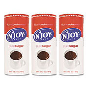 N'Joy Pure Sugar Cane, 20 oz Canister, 3/Pack (94205)