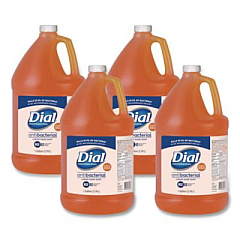 Dial Professional Gold Antibacterial Liquid Hand Soap, 1 gal, 4/Carton (88047CT)