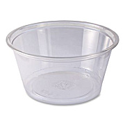 Pactiv Evergreen Recycleware Deli Containers, 5 oz, 3.6 x 2.6 x 1.8, Clear, Plastic, 1,000/Carton (9501008)