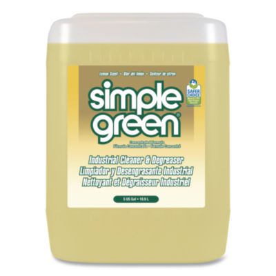 Simple Green Industrial Cleaner and Degreaser, Lemon Scent, 5 gal Pail (3014005)