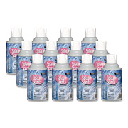 Chase Products Champion Sprayon SPRAYScents Metered Air Freshener Refill, Powder Fresh, 7 oz Aerosol Spray, 12/Carton (5185)