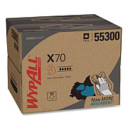 WypAll X70 Cloths, 12.5 x 16.8, White 192/Carton (55300)