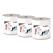 WypAll X70 Wipers in a Bucket Refills, No Bucket, 13 x 10, Unscented, White, 220/Rolls, 3 Rolls/Carton (83571)
