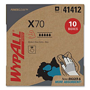 WypAll X70 Cloths, POP-UP Box, 9.13 x 16.8, Blue, 96/Box, 10 Boxes/Carton (41412)