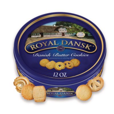 Royal Dansk Cookies, Danish Butter, 12 oz Tin (53005)