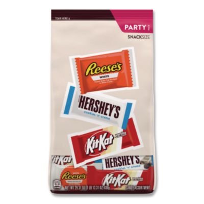 Hershey's All Time Greats White Snack Size Assortment, White Chocolate, 29.31 oz Bag (22002587)