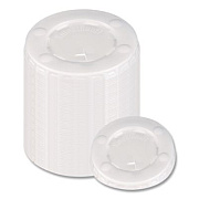 SOLO Straw-Slot Cold Cup Lids, Fits 10 oz Cold Cups, Plastic, Translucent, 2,000/Carton (L10BLN)