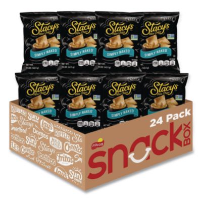 Stacy's Pita Chips, 1.5 oz Bag, Original, 24/Carton (52546)