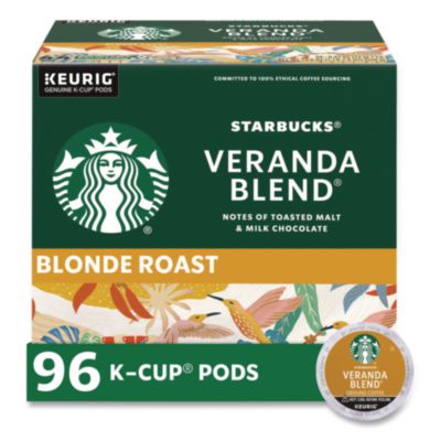 Starbucks Veranda Blend Coffee K-Cups, 24/Box, 4 Box/Carton (011111159CT)