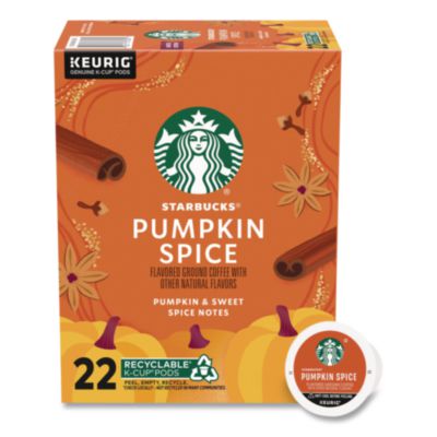 Starbucks Pumpkin Spice Coffee K-Cup, 22/Box (12412028)