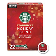 Starbucks Holiday Blend K-Cup, 22/Box (12412029)