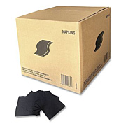 GEN Cocktail Napkins, 2-Ply, 9 x 9, Black, 2,000/Carton (1402)