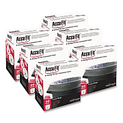 Linear Low Density Can Liners with AccuFit Sizing, 32 gal, 0.9 mil, 33" x 44", Clear, 50 Bags/Box, 6 Boxes/Carton (H6644TCRC1CT)