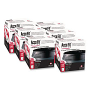 Linear Low Density Can Liners with AccuFit Sizing, 44 gal, 0.9 mil, 37" x 50", Black, 50 Bags/Box, 4 Boxes/Carton (H7450TKRC1CT)