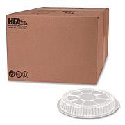HFA Plastic Dome Lids, Fits Round Pan 2047, 7" Diameter x 0.88" h, Clear, 500/Carton (2047DL)