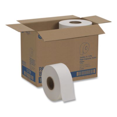 Georgia Pacific Professional acclaim Jumbo Jr. Bath Tissue Roll, Septic Safe, 1-Ply, 3.5" x 2,000 ft, White, 8 Rolls/Carton (13718)