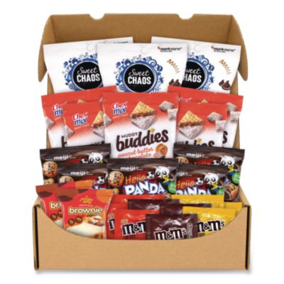 Snack Box Pros Peanut Butter and Chocolate Dessert Box, Peanut Butter Chocolate, 24 Assorted Snacks/Box (70000193)