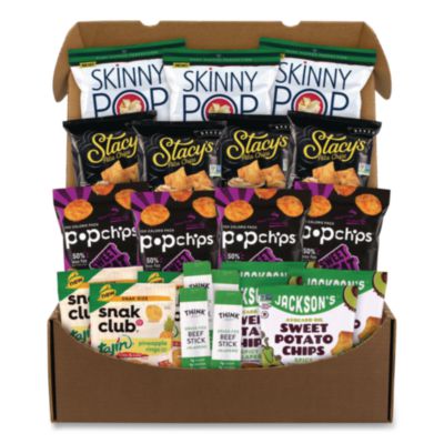 Snack Box Pros Sweet and Spicy Snack Box, 22 Assorted Snacks/Box (70000194)