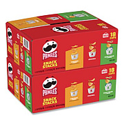 Pringles Potato Chips, Assorted, 0.67 oz Tub, 18 Tubs/Box, 2 Boxes/Carton (22000407)