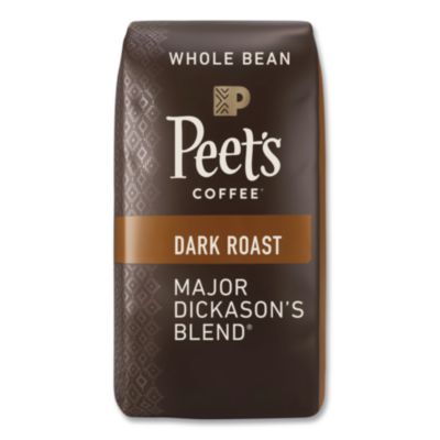 Peet's Coffee & Tea Bulk Coffee, Major Dickason's Blend, Whole Bean, 1 lb Bag (500705)