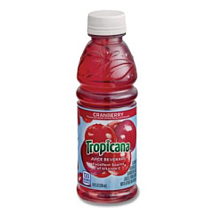 Tropicana Juice Beverage, Cranberry, 15.2oz Bottle, 12/Carton (00864)