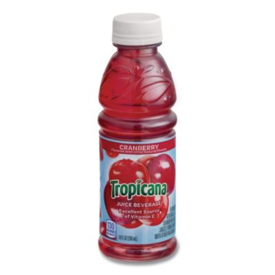Tropicana Juice Beverage, Cranberry, 15.2oz Bottle, 12/Carton (00864)