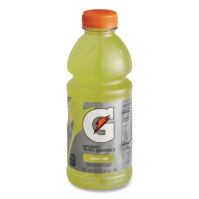 Gatorade G-Series Perform 02 Thirst Quencher Lemon-Lime, 20 oz Bottle, 24/Carton (28681)